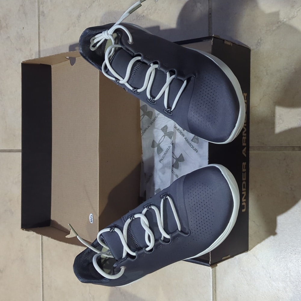 Under Armour Charcoal Low-Top Sneakers (Street Precision Low)